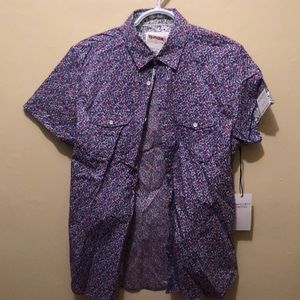 Men’s button down shirt.